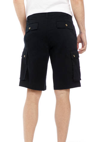 Saddlebred® Solid Twill Cargo Shorts